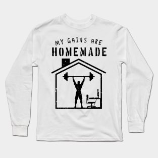 Homemade Gains - inverted Long Sleeve T-Shirt